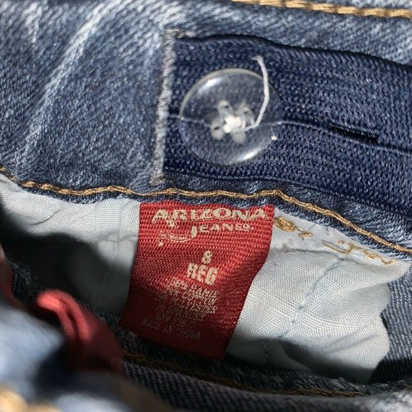 Girl's Arizona Mid-rise Bermuda Jean Shorts Size 8 - Picture 5 of 5